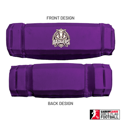 Honey Badgers Girls Flag Football :: AURA Headband with Free Cinch Pack and GameBreaker Lip Protector Mouthpiece