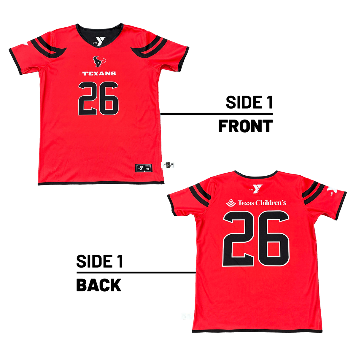 YMCA of Greater Houston :: Texans Flag Football Jersey