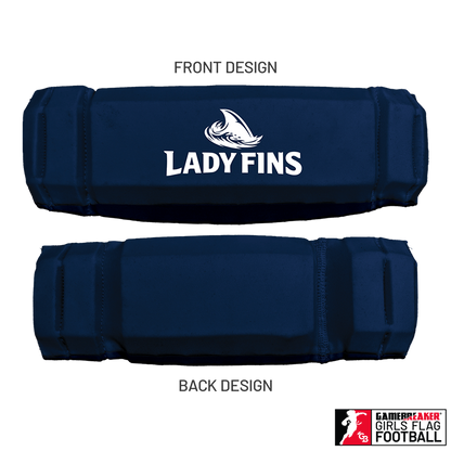 Lady Fins Girls Flag Football :: AURA Headband with Free Cinch Pack and GameBreaker Lip Protector Mouthpiece