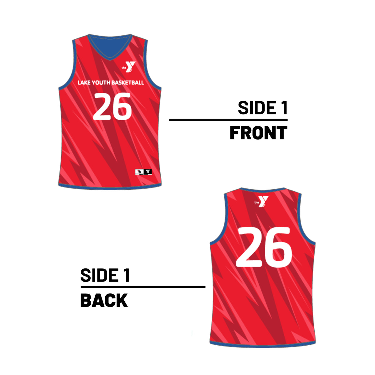 YMCA of Central Stark County :: Required Reversible Basketball Jersey