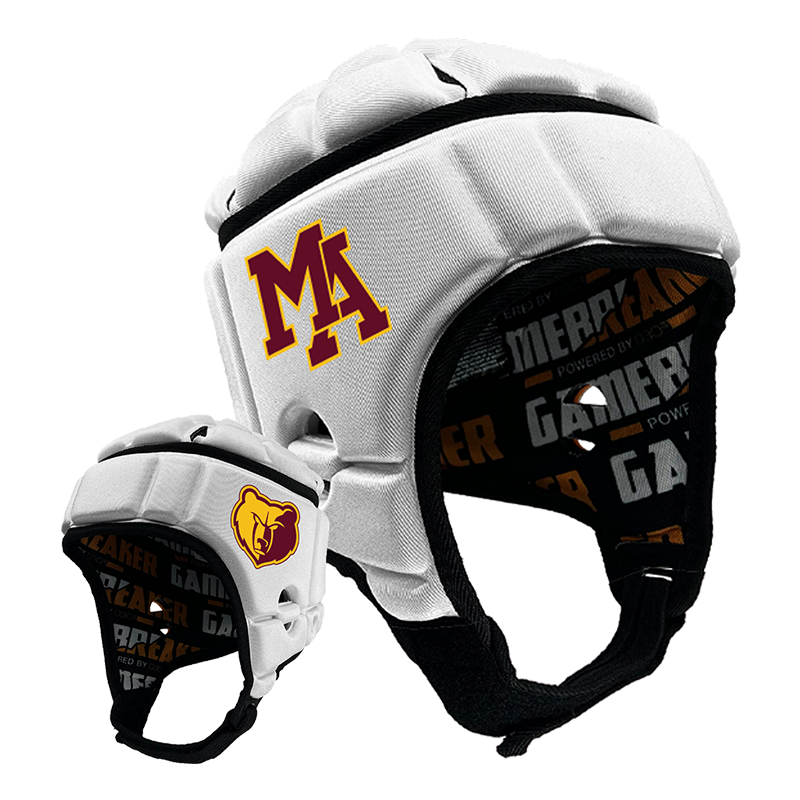 Menlo-Atherton Bears Football :: GameBreaker or GameBreaker-Pro Headgear with Free Cinch Pack and GameBreaker Lip Protector Mouthpiece
