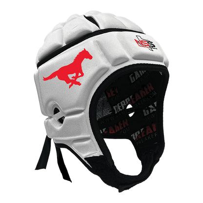 Moore Mustangs :: GameBreaker or GameBreaker-Pro Headgear with Free Cinch Pack and Lip Protector Mouthguard