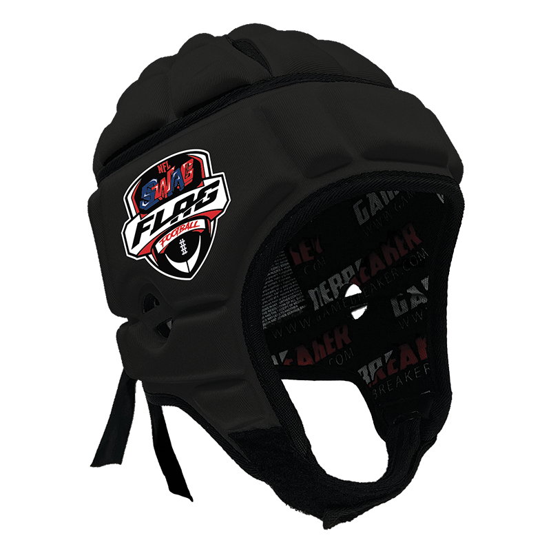 NFL Swag Flag Football :: GameBreaker Headgear with Free Cinch Pack and Lip Protector Mouthguard