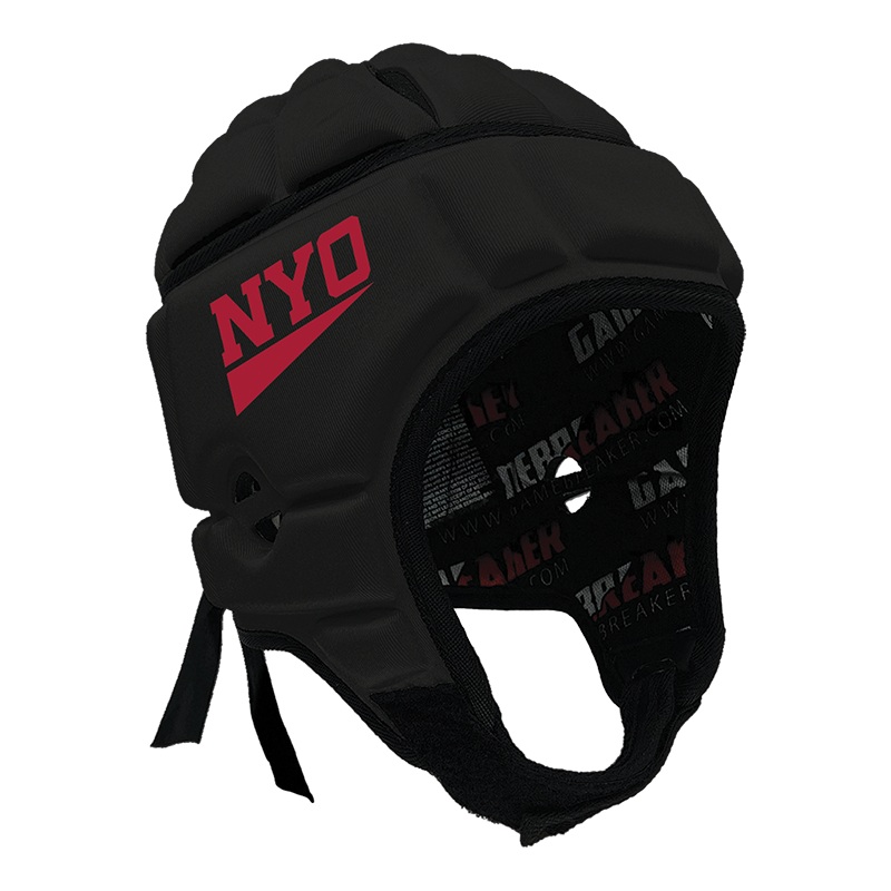 NYO Flag Football :: GameBreaker or GameBreaker-Pro Headgear with Free Custom Cinch Pack and Lip Protector Mouthguard