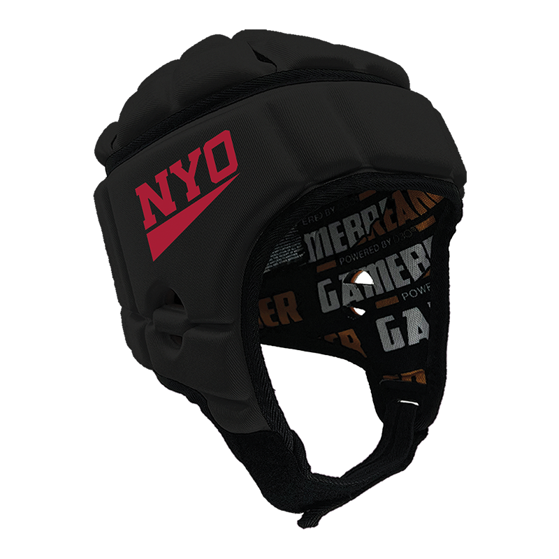 NYO Flag Football :: GameBreaker or GameBreaker-Pro Headgear with Free Custom Cinch Pack and Lip Protector Mouthguard