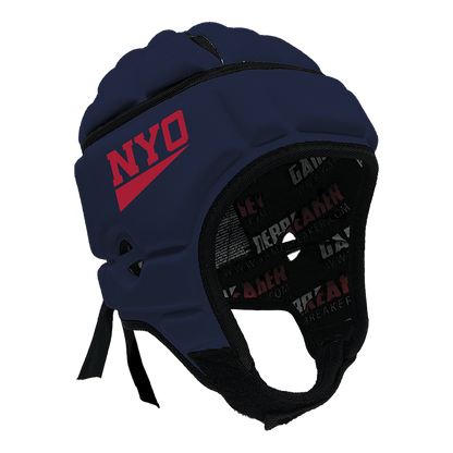 NYO Flag Football :: GameBreaker or GameBreaker-Pro Headgear with Free Custom Cinch Pack and Lip Protector Mouthguard