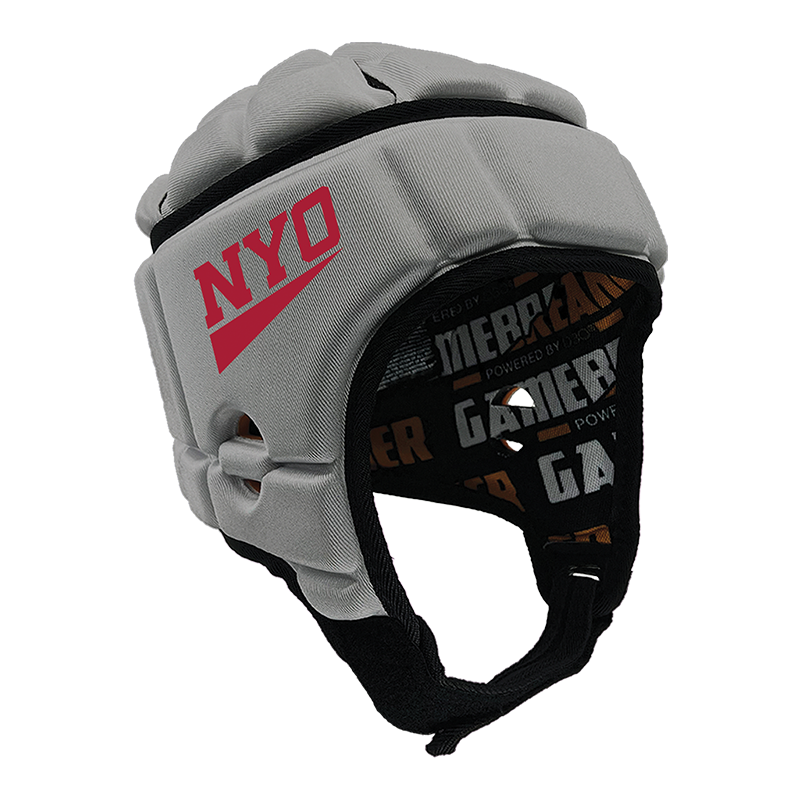 NYO Flag Football :: GameBreaker or GameBreaker-Pro Headgear with Free Custom Cinch Pack and Lip Protector Mouthguard
