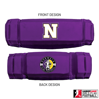 Norwalk High School Girls Flag Football :: AURA GIRLS FLAG FOOTBALL HEADBAND WITH FREE CINCH PACK AND LIP PROTECTOR MOUTHPIECE