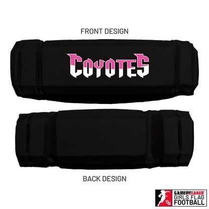 OC COYOTES GIRL'S FLAG FOOTBALL :: AURA HEADBAND WITH FREE CINCH PACK AND GAMEBREAKER LIP PROTECTOR MOUTH GUARD