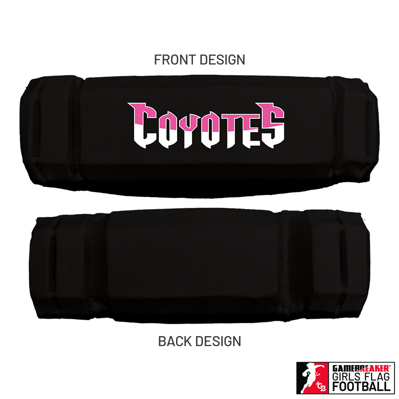 OC COYOTES GIRL'S FLAG FOOTBALL :: AURA HEADBAND WITH FREE CINCH PACK AND GAMEBREAKER LIP PROTECTOR MOUTH GUARD