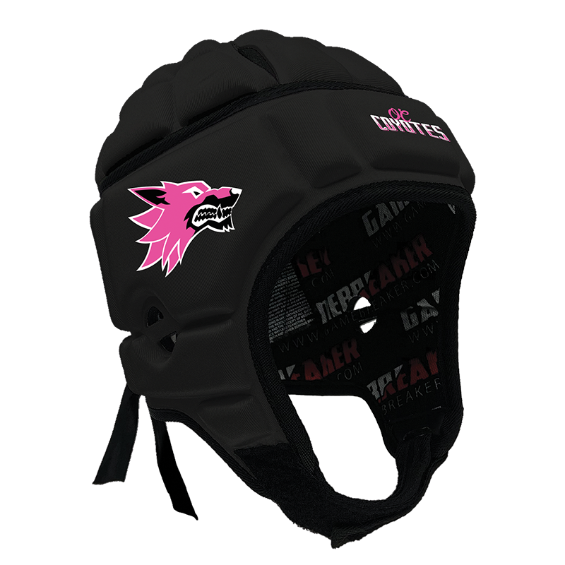 OC COYOTES GIRL'S FLAG FOOTBALL :: GAMEBREAKER OR GAMEBREAKER-PRO HEADGEAR WITH FREE CINCH PACK AND GAMEBREAKER LIP PROTECTOR MOUTH GUARD