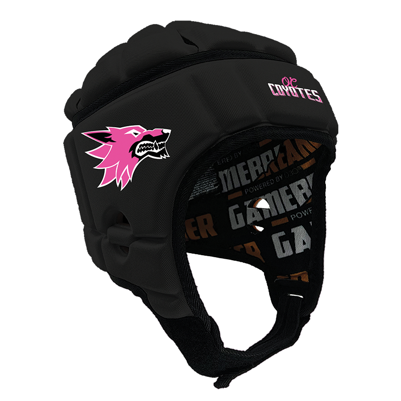 OC COYOTES GIRL'S FLAG FOOTBALL :: GAMEBREAKER OR GAMEBREAKER-PRO HEADGEAR WITH FREE CINCH PACK AND GAMEBREAKER LIP PROTECTOR MOUTH GUARD