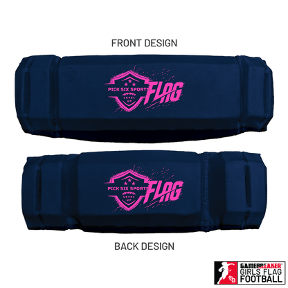 Pick Six Sports Girls Flag Football :: AURA Headband with Free Cinch Pack and Gamebreaker Lip Protector Mouthpiece