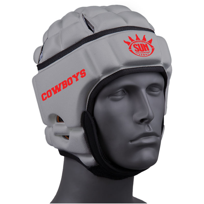 SUNYFL COWBOYS :: GameBreaker or GameBreaker-Pro Headgear with Free Cinch Pack and Lip Protector Mouthguard