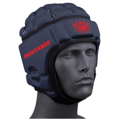 SUNYFL MUSTANGS :: GameBreaker or GameBreaker-Pro Headgear with Free Cinch Pack and Lip Protector Mouthguard