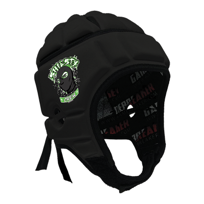 Shiesty Crew 7v7 Football :: GameBreaker Headgear with Free Cinch Pack and Gamebreaker Lip Protector Mouthpiece