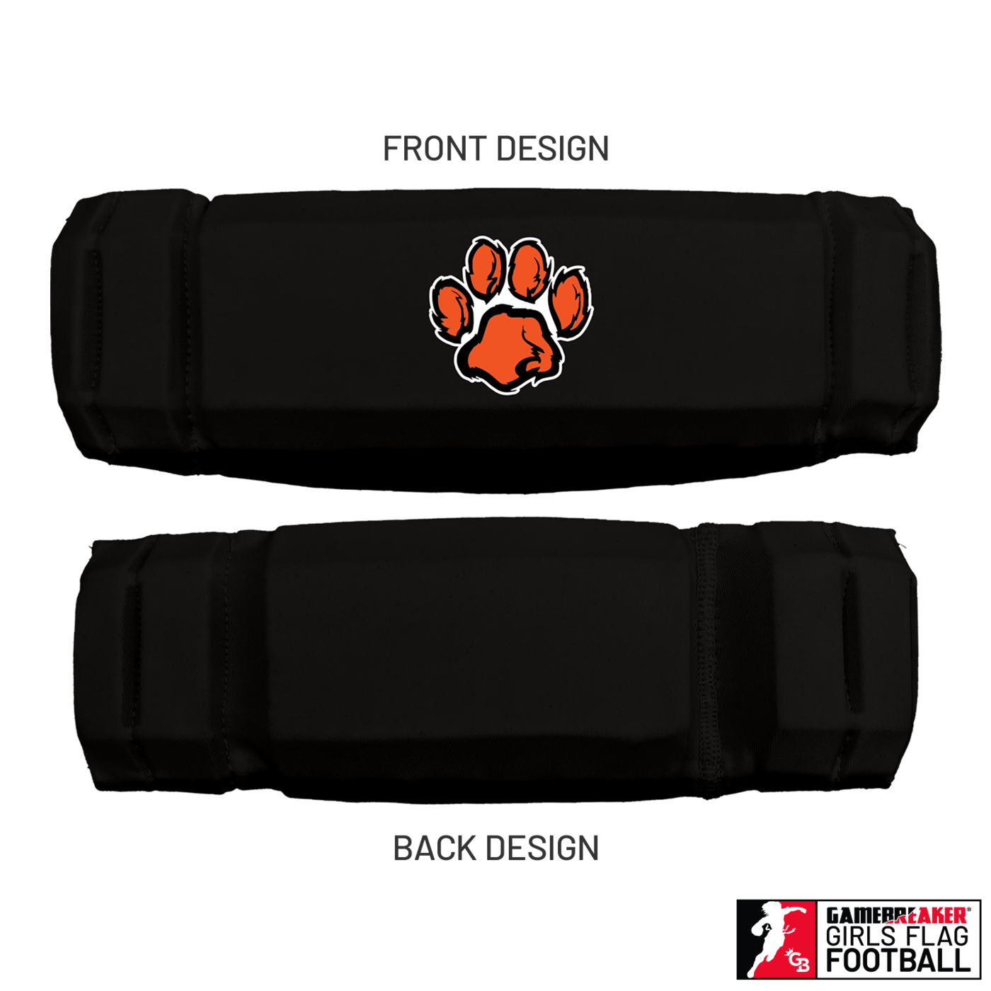 Taunton Tiger Flag Football :: AURA Headband with Free Cinch Pack and GameBreaker Lip Protector Mouthpiece