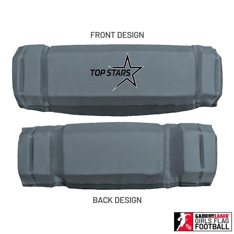 Top Stars Girls Flag Football :: AURA Headband with Free Cinch Pack and GameBreaker Lip Protector Mouthpiece
