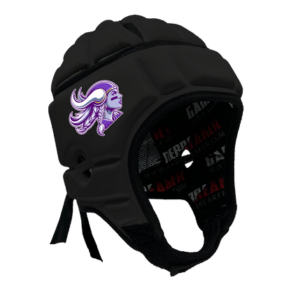 Valencia High School Girls Flag Football :: GameBreaker Headgear with Free Cinch Pack and Gamebreaker Lip Protector Mouthpiece