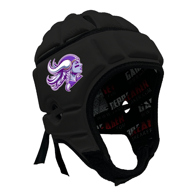 Valencia High School Girls Flag Football :: GameBreaker Headgear with Free Cinch Pack and Gamebreaker Lip Protector Mouthpiece