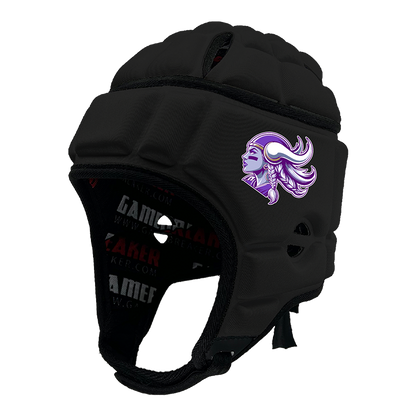 Valencia High School Girls Flag Football :: GameBreaker Headgear with Free Cinch Pack and Gamebreaker Lip Protector Mouthpiece