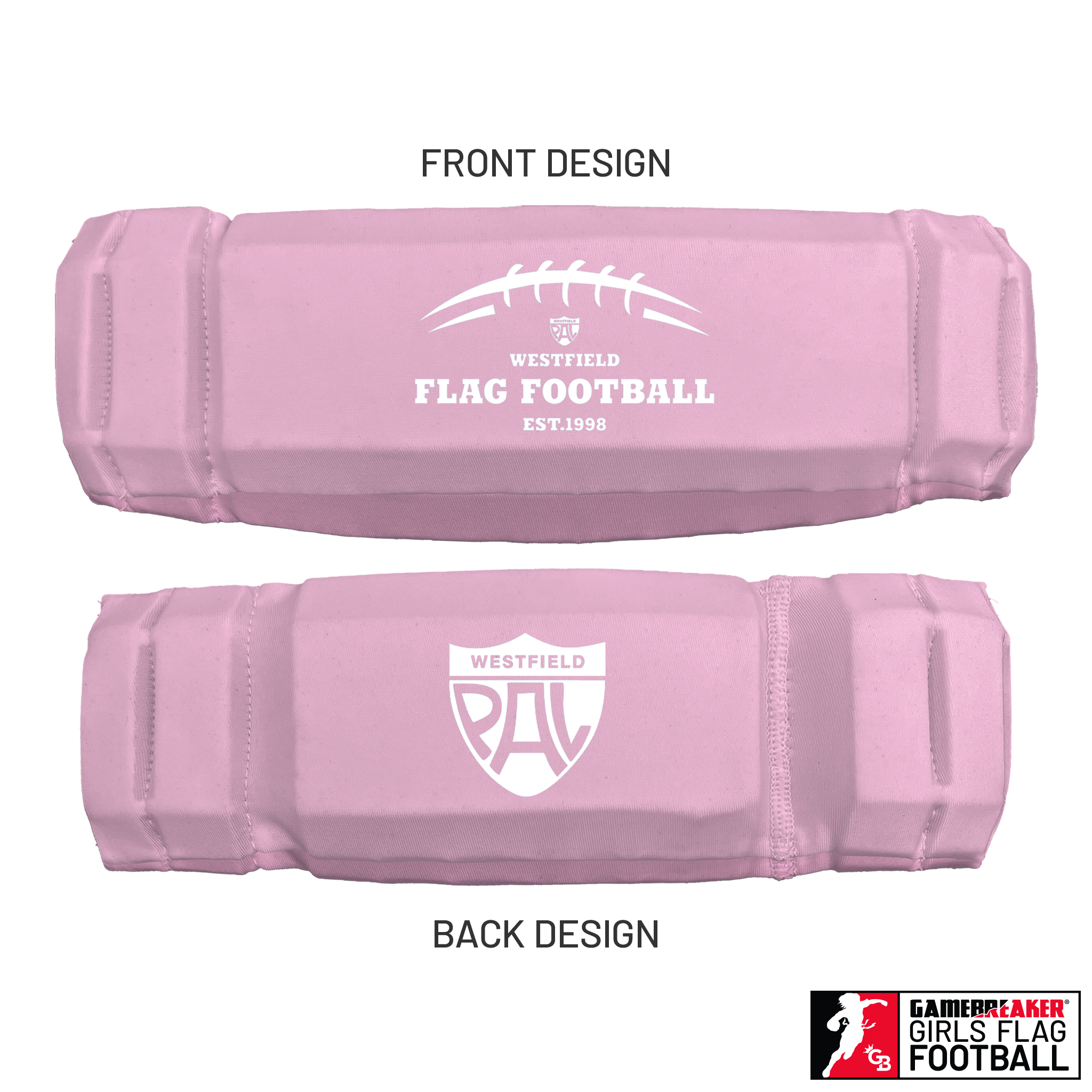 Westfield PAL NFL Flag Football League :: Aura Girls Flag Football Headband With Free Cinch Pack And Lip Protector Mouthpiece
