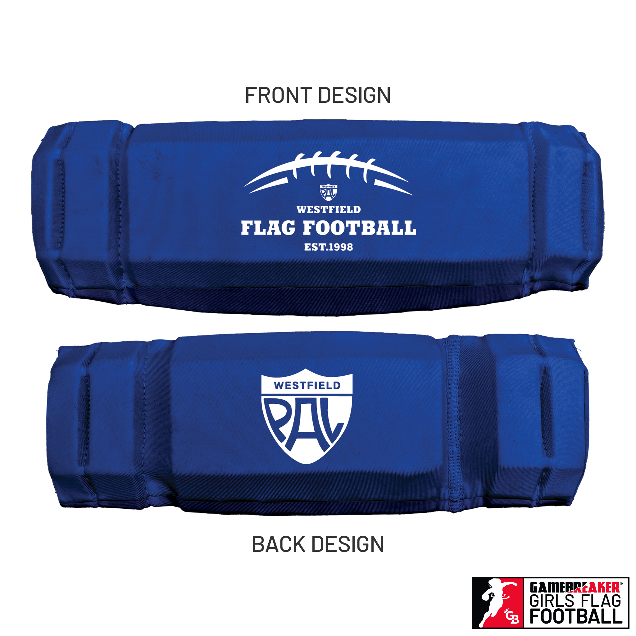 Westfield PAL NFL Flag Football League :: Aura Girls Flag Football Headband With Free Cinch Pack And Lip Protector Mouthpiece