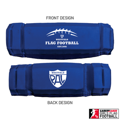 Westfield PAL NFL Flag Football League :: Aura Girls Flag Football Headband With Free Cinch Pack And Lip Protector Mouthpiece