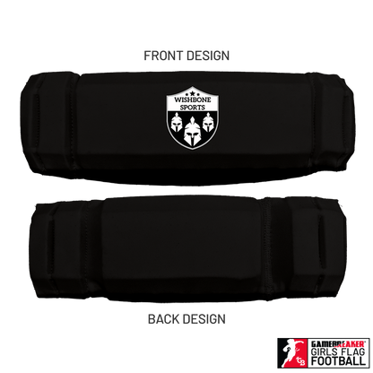 Wishbone Sports Girls Flag Football :: AURA Headband with Free Cinch Pack and Lip Protector Mouthguard