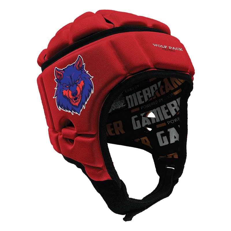 Wolfpack Football :: GameBreaker or GameBreaker-Pro Headgear With Free Cinch Pack And Gamebreaker Lip Protector Mouth Guard