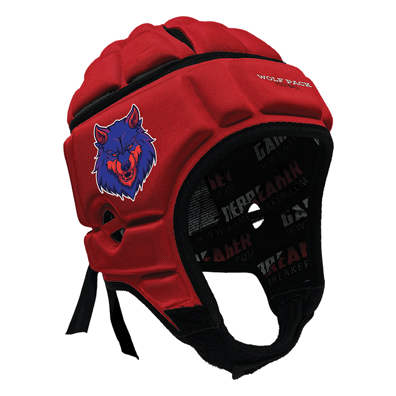 Wolfpack Football :: GameBreaker or GameBreaker-Pro Headgear With Free Cinch Pack And Gamebreaker Lip Protector Mouth Guard