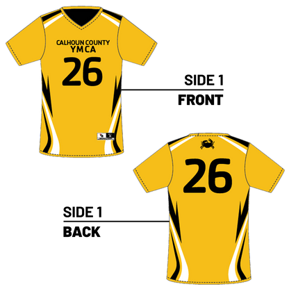 YMCA of the Golden Crescent :: Lightweight Reversible V-Neck Soccer Jersey