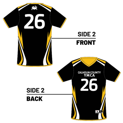 YMCA of the Golden Crescent :: Lightweight Reversible V-Neck Soccer Jersey