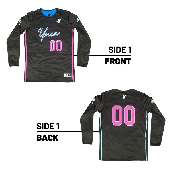 YMCA of South Palm Beach County :: Long Sleeve Lightweight Reversible Multi-Sport Jersey