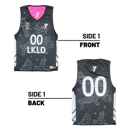 YMCA of West Central Florida :: Lightweight V-Neck Reversible Basketball Jersey