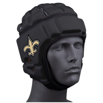 PROSPER SAINTS (BLACK) :: GAMEBREAKER OR GAMEBREAKER-PRO HEADGEAR WITH FREE CINCH PACK AND Gamebreaker Lip Protector Mouthpiece