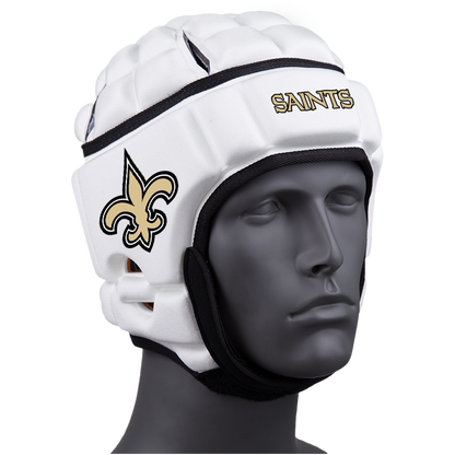 PROSPER SAINTS (WHITE) :: GAMEBREAKER OR GAMEBREAKER-PRO HEADGEAR WITH FREE CINCH PACK AND Gamebreaker Lip Protector Mouthpiece