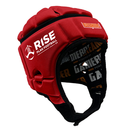 UA RISE FLAG FOOTBALL - BUCCANEERS :: GAMEBREAKER OR GAMEBREAKER-PRO HEADGEAR WITH FREE CINCH PACK AND Gamebreaker Lip Protector Mouthpiece