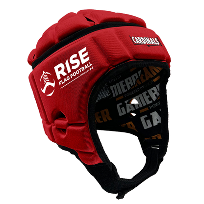 UA RISE FLAG FOOTBALL - CARDINALS :: GAMEBREAKER OR GAMEBREAKER-PRO HEADGEAR WITH FREE CINCH PACK AND Gamebreaker Lip Protector Mouthpiece