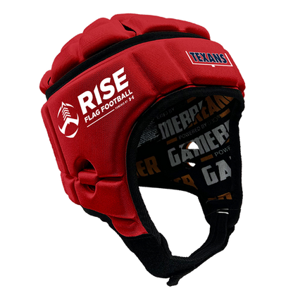 UA RISE FLAG FOOTBALL - TEXANS :: GAMEBREAKER OR GAMEBREAKER-PRO HEADGEAR WITH FREE CINCH PACK AND Gamebreaker Lip Protector Mouthpiece