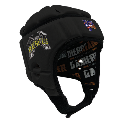 DTX Rebels - TYFA :: GameBreaker or GameBreaker-Pro Headgear with Free Cinch Pack and Lip Protector Mouthguard