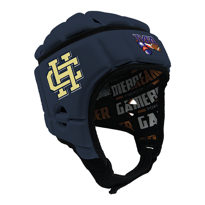 Holy Cross Knights - TYFA :: GameBreaker or GameBreaker-Pro Headgear with Free Cinch Pack and Lip Protector Mouthguard