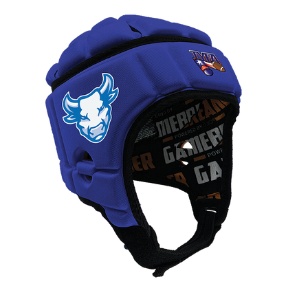San Antonio Jr Brahmas - TYFA :: GameBreaker or GameBreaker-Pro Headgear with Free Cinch Pack and Lip Protector Mouthguard