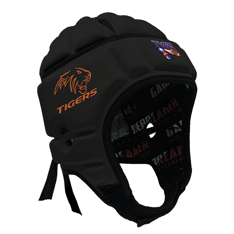 Mercedes Sabertooth Tigers - TYFA :: GameBreaker or GameBreaker-Pro Headgear with Free Cinch Pack and Lip Protector Mouthguard