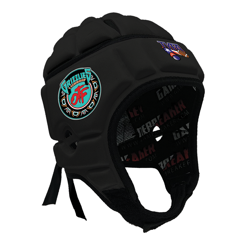 OTF Grizzlies - TYFA :: GameBreaker or GameBreaker-Pro Headgear With Free Cinch Pack And Gamebreaker Lip Protector Mouth Guard