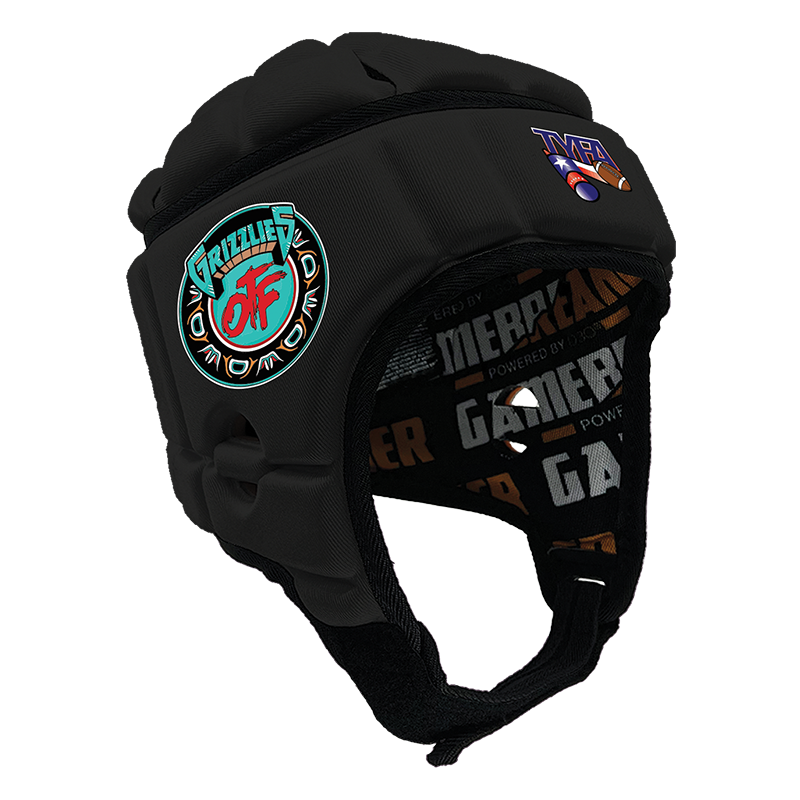 OTF Grizzlies - TYFA :: GameBreaker or GameBreaker-Pro Headgear With Free Cinch Pack And Gamebreaker Lip Protector Mouth Guard