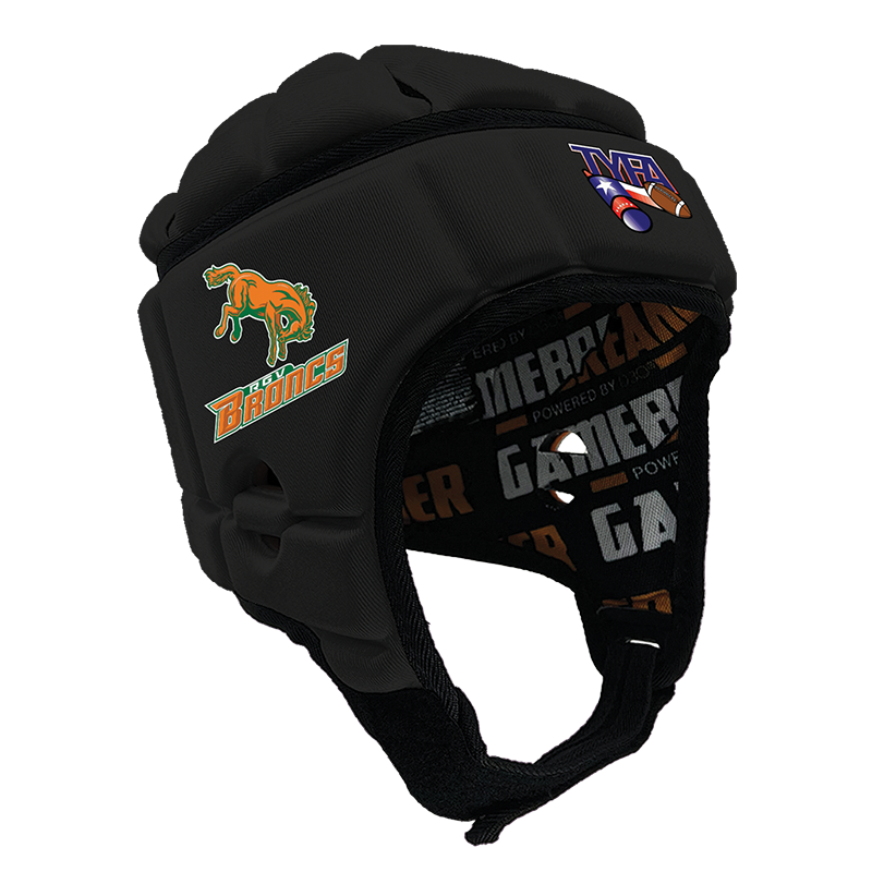 RGV Broncs - TYFA :: GameBreaker or GameBreaker-Pro Headgear with Free Cinch Pack and Lip Protector Mouthguard