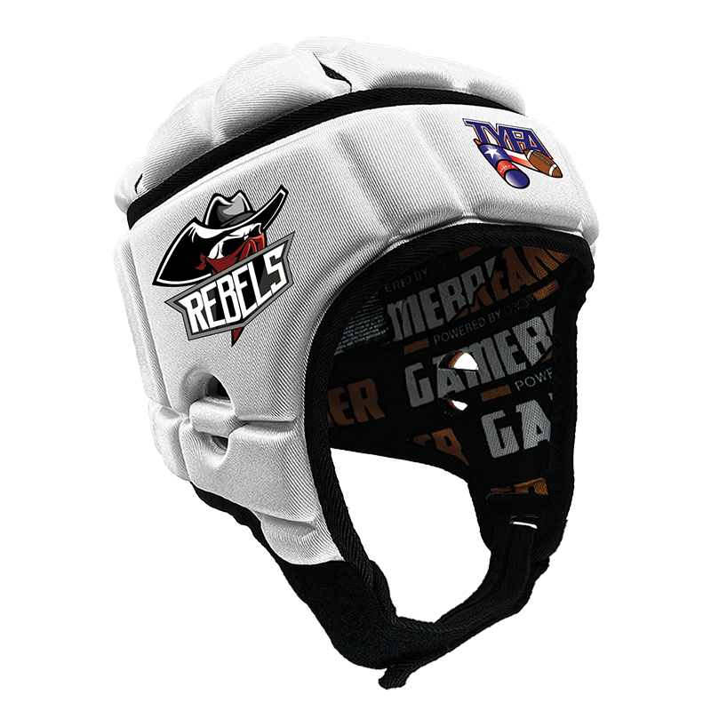 South Texas Rebels - TYFA :: GameBreaker or GameBreaker-Pro Headgear with Free Cinch Pack and Lip Protector Mouthguard