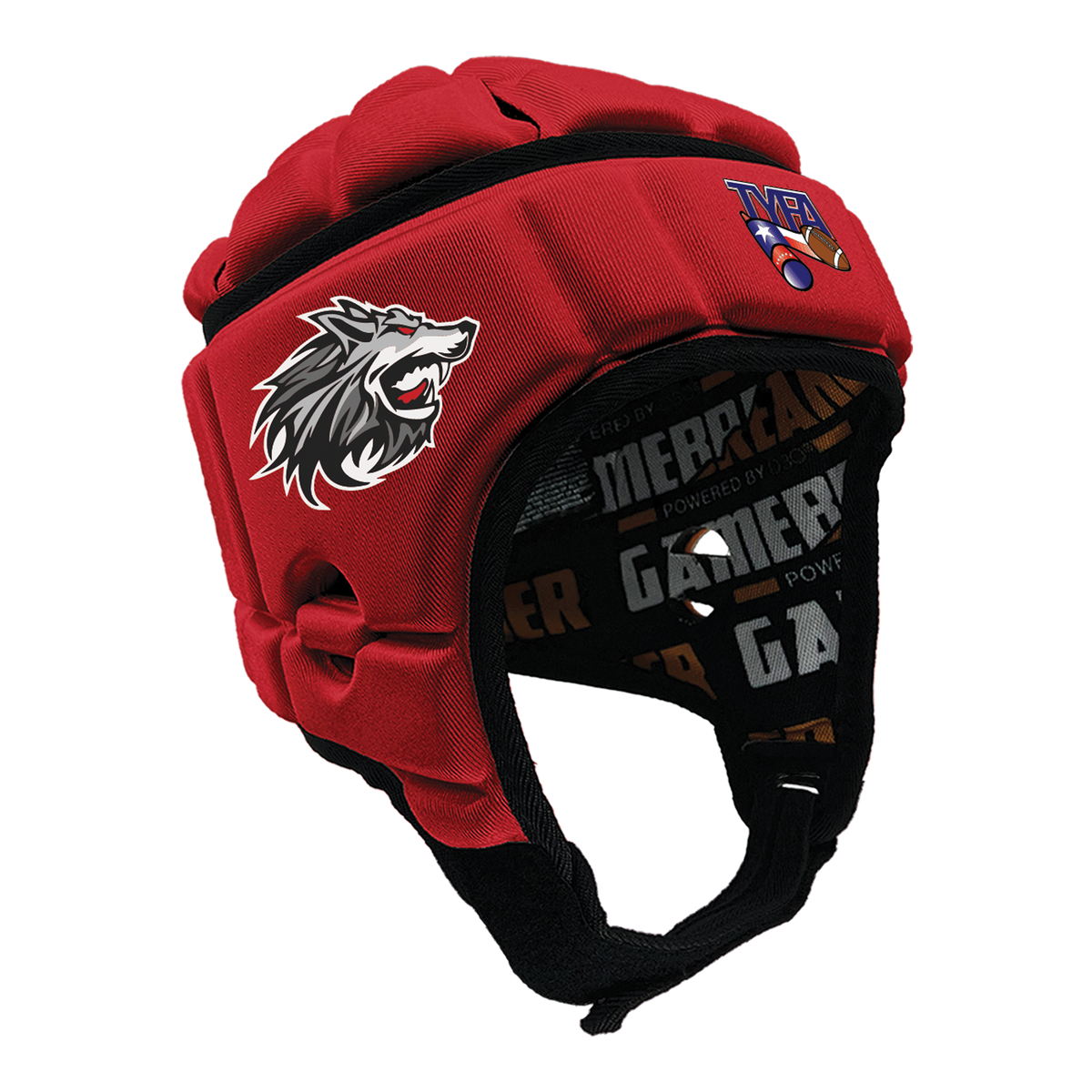 Ruthless Wolf Pack - TYFA :: GameBreaker or GameBreaker-Pro Headgear with Free Cinch Pack and Lip Protector Mouthguard