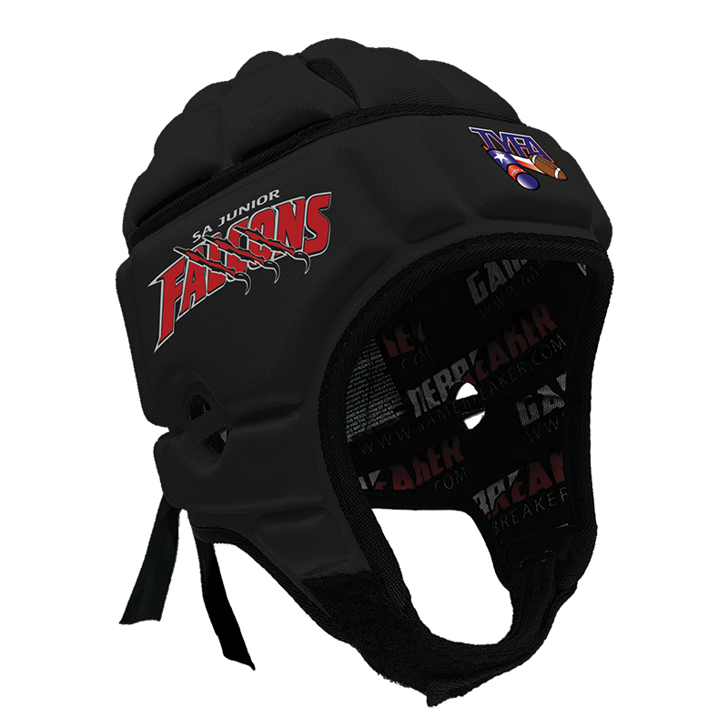 San Antonio Jr Falcons - TYFA :: GameBreaker or GameBreaker-Pro Headgear with Free Cinch Pack and Lip Protector Mouthguard